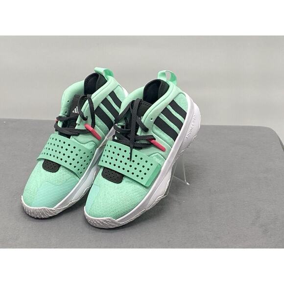 adidas Men’s Dame 8 EXT PLY Basketball Shoes Sz 8 Pulse Mint - Picture 2 of 5